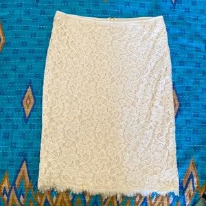 COPY - DVF Lace Scotia Pencil Skirt Sz 4